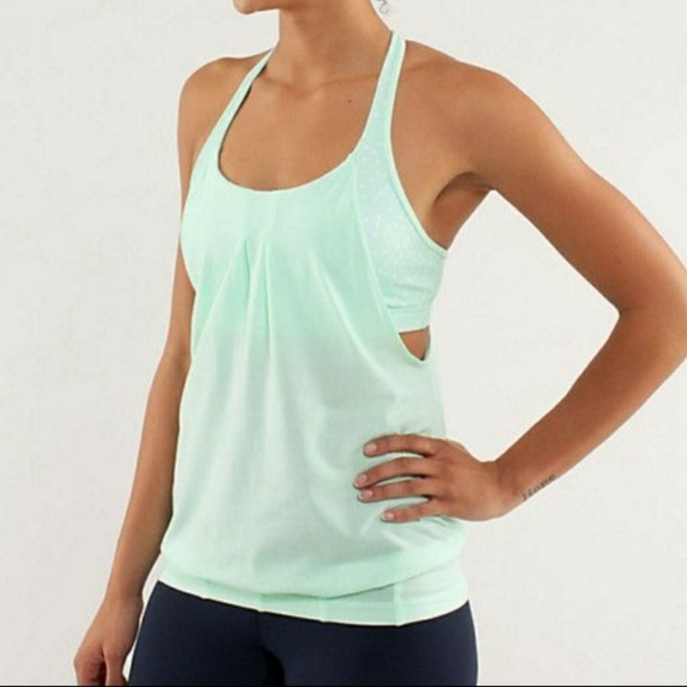 Lululemon Practice Freely tank with built in bra